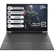 Hp Victus B82WJEA R5 8645HS 16GB / 512 GB SSD RX6550 4 GB Ekran Kartı 15.6 Notebook