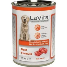 Lavital Yetişkin Yaş Köpek Maması (Adult) Sığır Etli 395GR