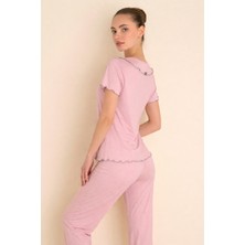 Seamlife Fransız Yaka Luxury Pijama Takımı