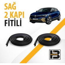 B&M Kauçuk Renault Megane E-Tech Sağ Ön ve Arka Kapı Fitili BM04077