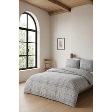 Kışlık Pazen Tek Kişilik Nevresim Takımı Gray