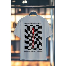 Book OrBook Formula 1 Speed | %100 Pamuk Sırt Baskılı Heavy Cotton Premıum Kalite T-Shırt (Y348)