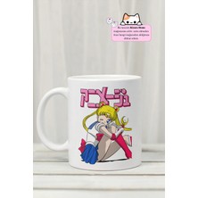 Kizaru Home Sailor Moon - Minako Aino Anime Tasarım Baskılı Porselen Kupa Bardak