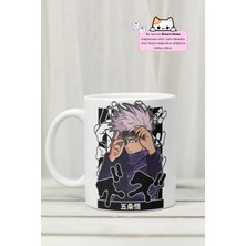 Kizaru Home Jujutsu Kaisen - Gojo Satoru Anime Tasarım Baskılı Porselen Kupa Bardak