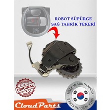 CloudParts Samsung Robot Süpürgeler ile Uyumlu Sağ Tahrik Tekeri (Uyumluluğunu SORUNUZ)C44