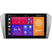 Carvocal Volkswagen Passat B8 Android Multimedya Sistemi (2015-2023) CRV4574XP Gri Çerçeve