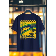 Book OrBook Senna Brazıl Edıtıon | %100 Pamuk Sırt Baskılı Heavy Cotton Premıum Kalite T-Shırt (Y352)