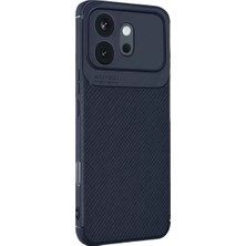 Motto Ticaret Newface Huawei Honor 600 Auto Focus Karbon Kapak - Lacivert