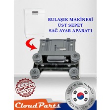 CloudParts Samsung Bulaşık Makineleri ile Uyumlu Üst Sepet Sağ Ayar Aparatı (Uyumluluğunu SORUNUZ)C38