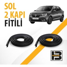 B&M Kauçuk Renault Symbol (3.nesil) Sol Ön ve Arka Kapı Fitili BM04219