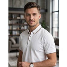 Beystil Erkek Beyazvizon Polo Yaka T-Şhirt 263464