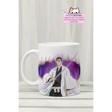Kizaru Home Bleach - Sosuke Aizen Anime Tasarım Baskılı Porselen Kupa Bardak