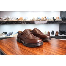 Veqqar Erkek Deri Tokalı Loafer