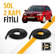 B&M Kauçuk Renault Megane 2 Station Wagon Sol Ön ve Arka Kapı Fitili BM04154