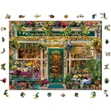 Fadem Store Saklı Bahçe Temalı Ahşap Puzzle, 450 Parça ve Yapıştırıcı