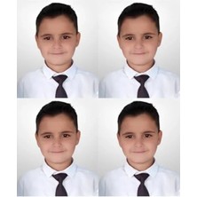 Fadem Store Biyometrik Fotoğraf Baskısı, 4 Adet Vesikalık Fotoğraf Için Uygun Tek Ebat