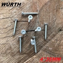 Wrt Çinko Çelik Sunta Vidası 4*35 Çapı 4mm Uzunluk 3,5cm 500 Ad