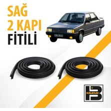 B&M Kauçuk Renault Reno-9 (Broadway-Sprint) Sağ Ön ve Arka Kapı Fitili BM04044