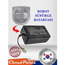 CloudParts Samsung Robot Süpürgeler ile Uyumlu Batarya 2,6V 2600MAH (Uyumluluğunu SORUNUZ)C42