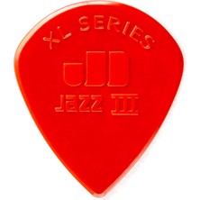 Jim Dunlop 47PXLN Nylon Jazz Iıı Xl 6'lı Paket Pena (Kırmızı)