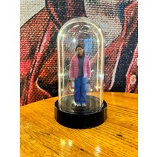 Makinafleo Işıklı Fanus Içinde Kişiye Özel 3D Tek Figür (10CM)