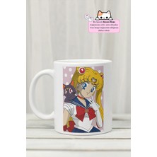 Kizaru Home Sailor Moon - Minako Aino Anime Tasarım Baskılı Porselen Kupa Bardak