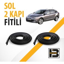 B&M Kauçuk Renault Megane 3 Station Wagon Sol Ön ve Arka Kapı Fitili BM04132
