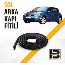 B&M Kauçuk Renault Megane 2 Hatchback Sol Arka Kapı Fitili BM04169
