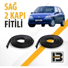 B&M Kauçuk Renault Clio 1 Sağ Ön ve Arka Kapı Fitili BM04339