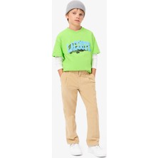 Lacoste Çocuk Bej Pantolon