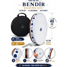 Yankı BN-40G Profesyonel Bendir 40 cm Akortlu Ince Kasnak Bendir Kılıflı