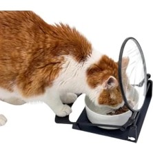 Fadem Store Otamatik Kapaklı Kedi Mama Kabı - 3D Baskı Malzeme, Siyah ve Turkuaz