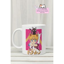 Kizaru Home Sailor Moon - Minako Aino Anime Tasarım Baskılı Porselen Kupa Bardak
