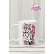 Kizaru Home Sailor Moon - Minako Aino Anime Tasarım Baskılı Porselen Kupa Bardak