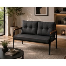 Modern Style Home Teras Balkon ve Kafe Için Modern Ikili Koltuk Istanbul Serisi