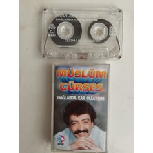 Plakperest Müslüm Gürses –  Dağlarda Kar Olsaydım  -   1993 Almanya Basım  Kaset/ Destan Müzik -2.el