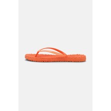 Ilse Jacobsen Hot Orange CHEERFUL01 - Turuncu Simli Parmak Arası Terlik