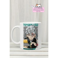 Kizaru Home Demon Slayer - Kimetsu No Yaiba Tengen Uzui Anime Tasarım Baskılı Porselen Kupa Bardak