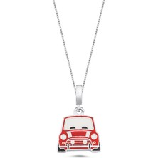 Silverize Mini Cooper Gümüş Kolye ARB47