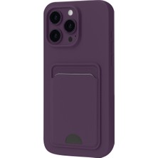 Uravas Store Iphone 16 Plus Kılıf Kelvin Kartvizitli Silikon - Derin Mor