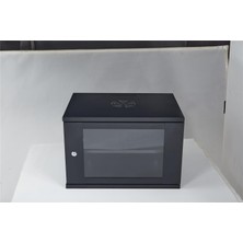 Racksan SE-6409S 9u Duvar Tipi Kabinet (450-530-400) Raf+Fan+Priz