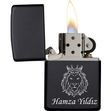 Asya Gifts Isim Baskılı Aslan Görselli Benzinli Metal Çakmak