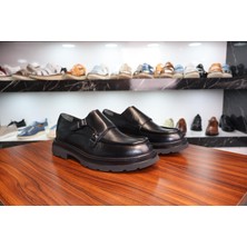 Veqqar Erkek Deri Tokalı Loafer