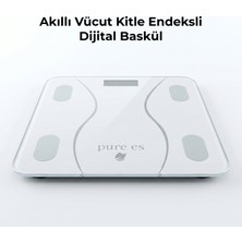 Pure Es CS01 Akıllı Vücut Kitle Endeksli Dijital Baskül