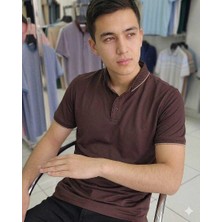 Beystil Erkek Kahve Polo Yaka T-Şhirt 263464