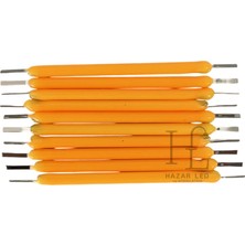Hazar Led 3 Volt 38MM LED Filament Sarı (Amber) Retro Tungsten Filament 10 Adet