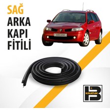 B&M Kauçuk Renault Megane 2 Station Wagon Sağ Arka Kapı Fitili BM04159