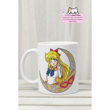 Kizaru Home Sailor Moon - Minako Aino Anime Tasarım Baskılı Porselen Kupa Bardak