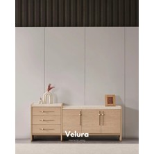 Velura Home & Living Defne Konsol - Naturel Meşe (Ayna Hariç)