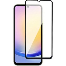 3gen Case Samsung Galaxy A25 Uyumlu Tam Kaplayan 9h Temperli Cam Ekran Koruyucu